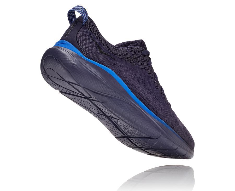 Tenis Hoka One One Hombre Azul Marino - Hupana Flow - RVJG27935